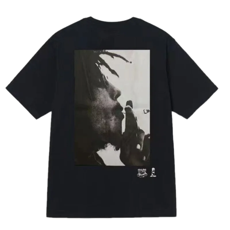 Stussy Portrait Photo Tee Black